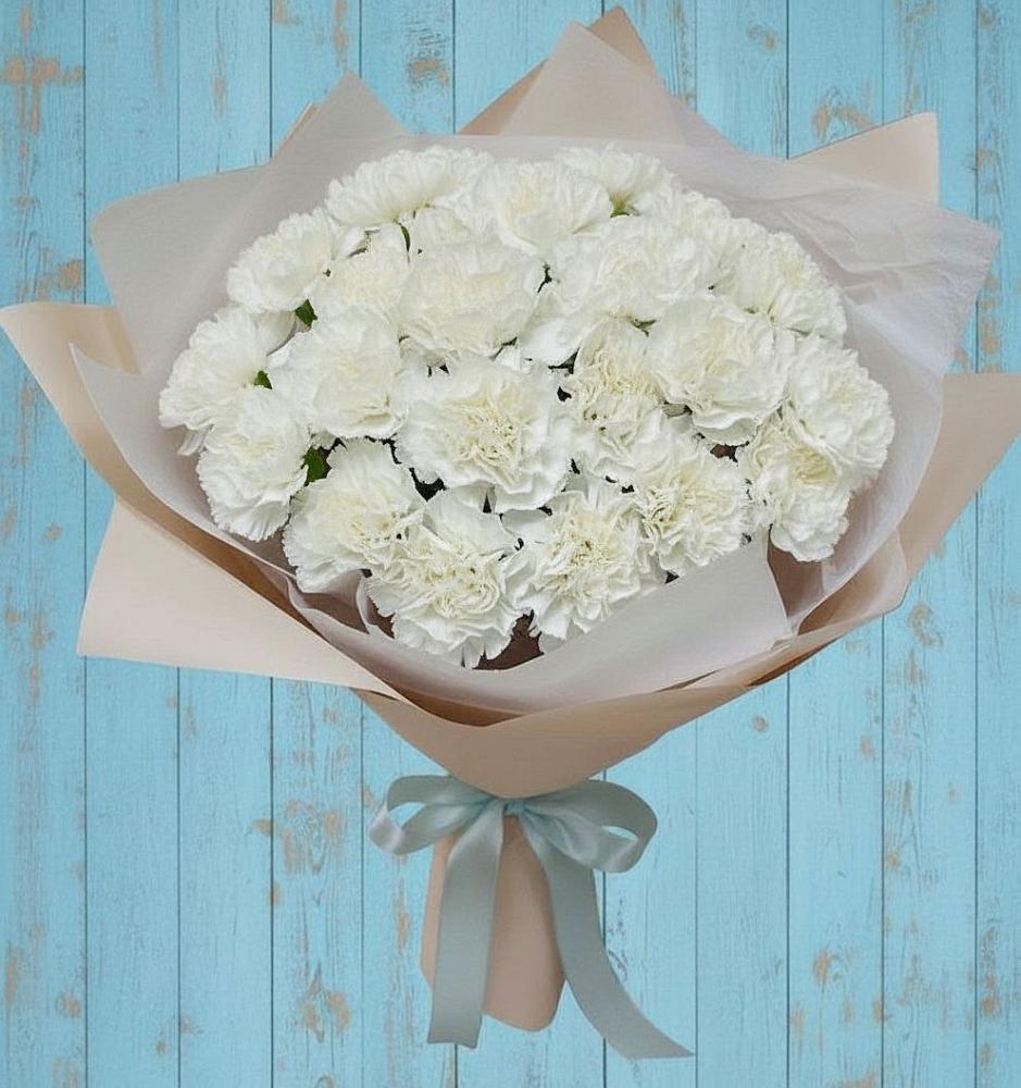 Букет цветов из: Гвоздики в Шереметьевка