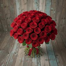 Букет 55 Красных роз Фридом #REPLACE_PRED# Шереметьевка