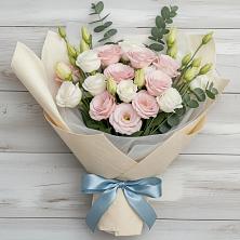Букет цветов из:  Лизиантусы в Шереметьевка