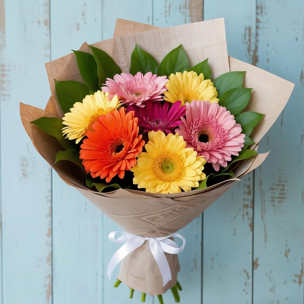 Букет цветов из: Герберы в Шереметьевка