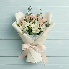 Букет цветов из:  Альстромерии в Шереметьевка