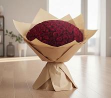 Букет 101 Красная роза в Шереметьевка