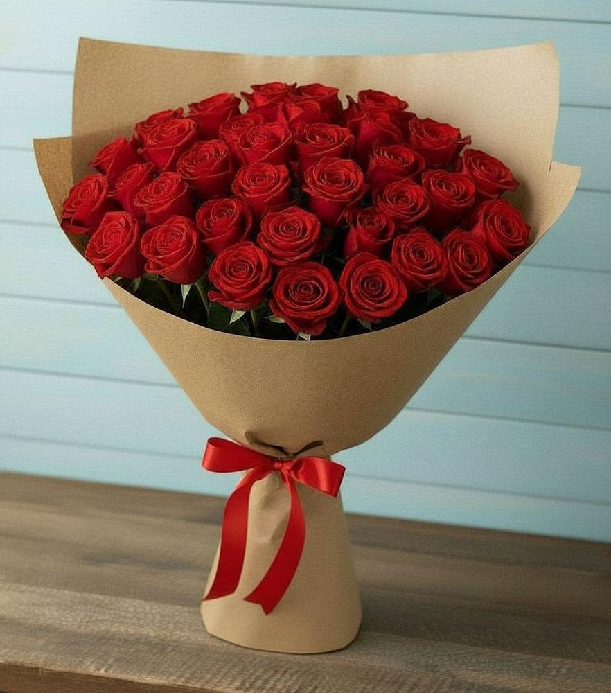 Букет Красные розы Милано в Шереметьевка