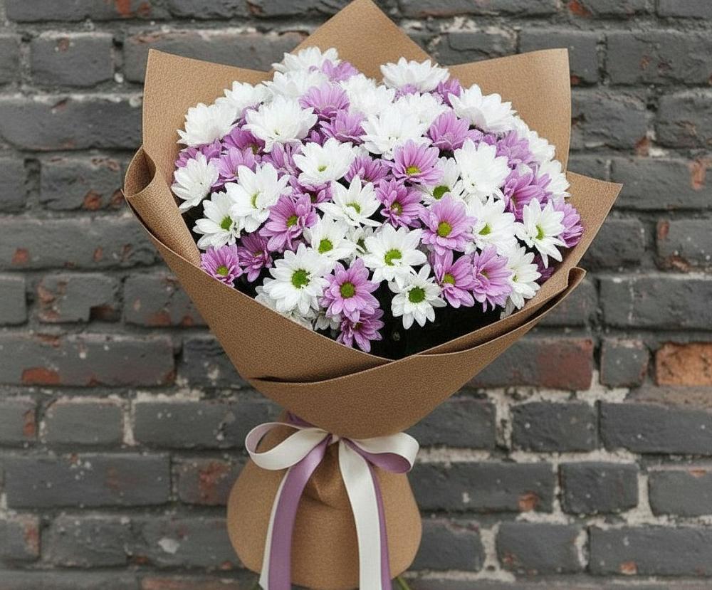 Букет цветов из: Хризантемы в Шереметьевка