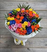 Букет цветов из:  Розы и Хризантемы в Шереметьевка